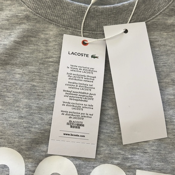 New LACOSTE SWEATSHIRT - Picture 12 of 16